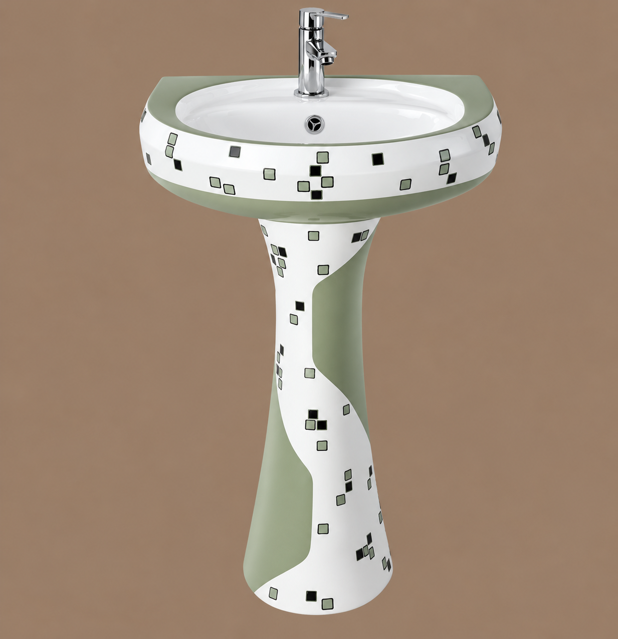 Sonet RP-1070, washbasin with pedestal